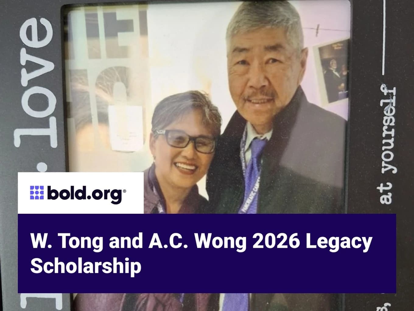 W. Tong and A.C. Wong 2026 Legacy Scholarship