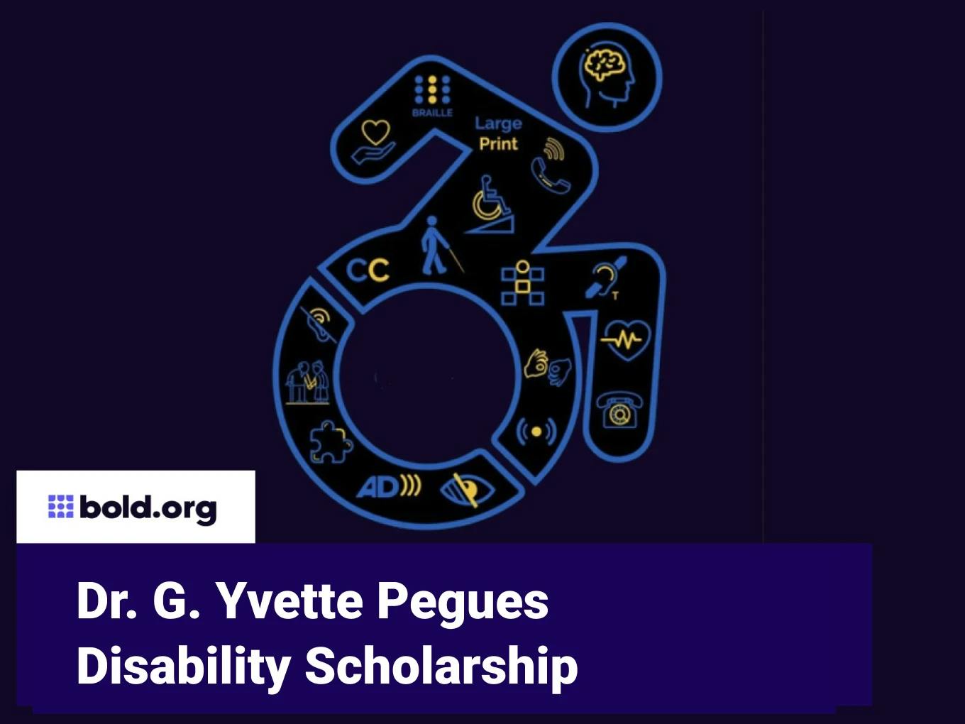 Dr. G. Yvette Pegues Disability Scholarship