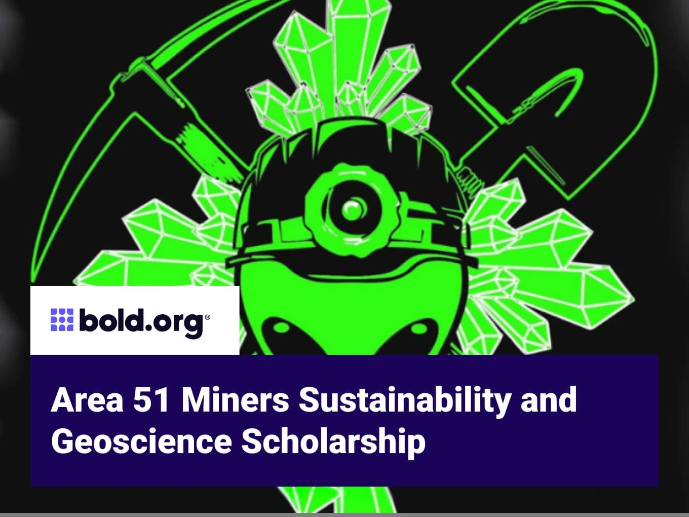 Area 51 Miners Sustainability and Geoscience Scholarship