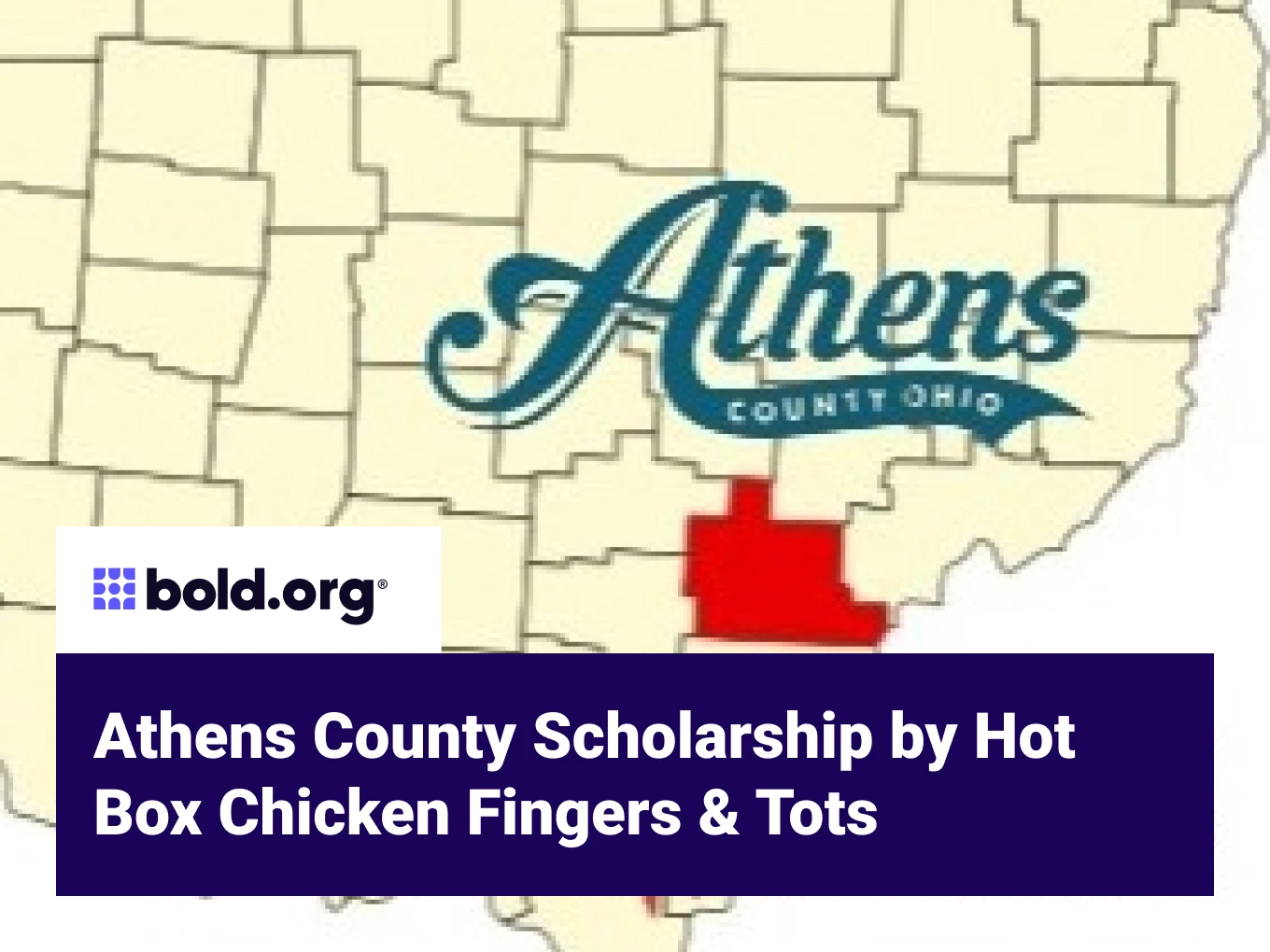 Athens County Scholarship by Hot Box Chicken Fingers & Tots