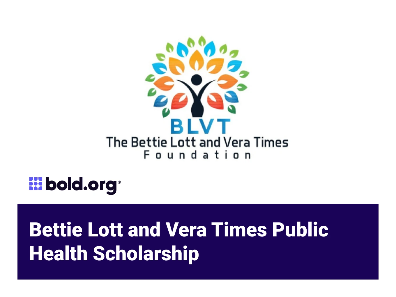 Bettie Lott and Vera Times Public Health Scholarship