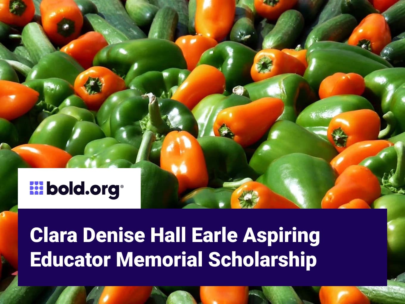 Clara Denise Hall Earle Aspiring Educator Memorial Scholarship