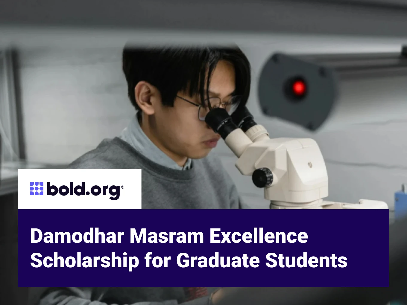 Damodhar Masram Excellence Scholarship for Graduate Students
