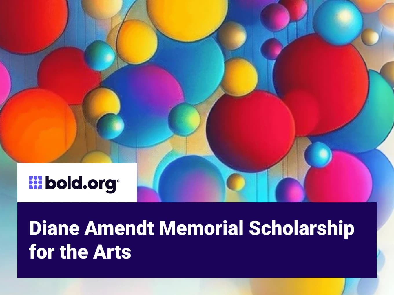 Diane Amendt Memorial Scholarship for the Arts