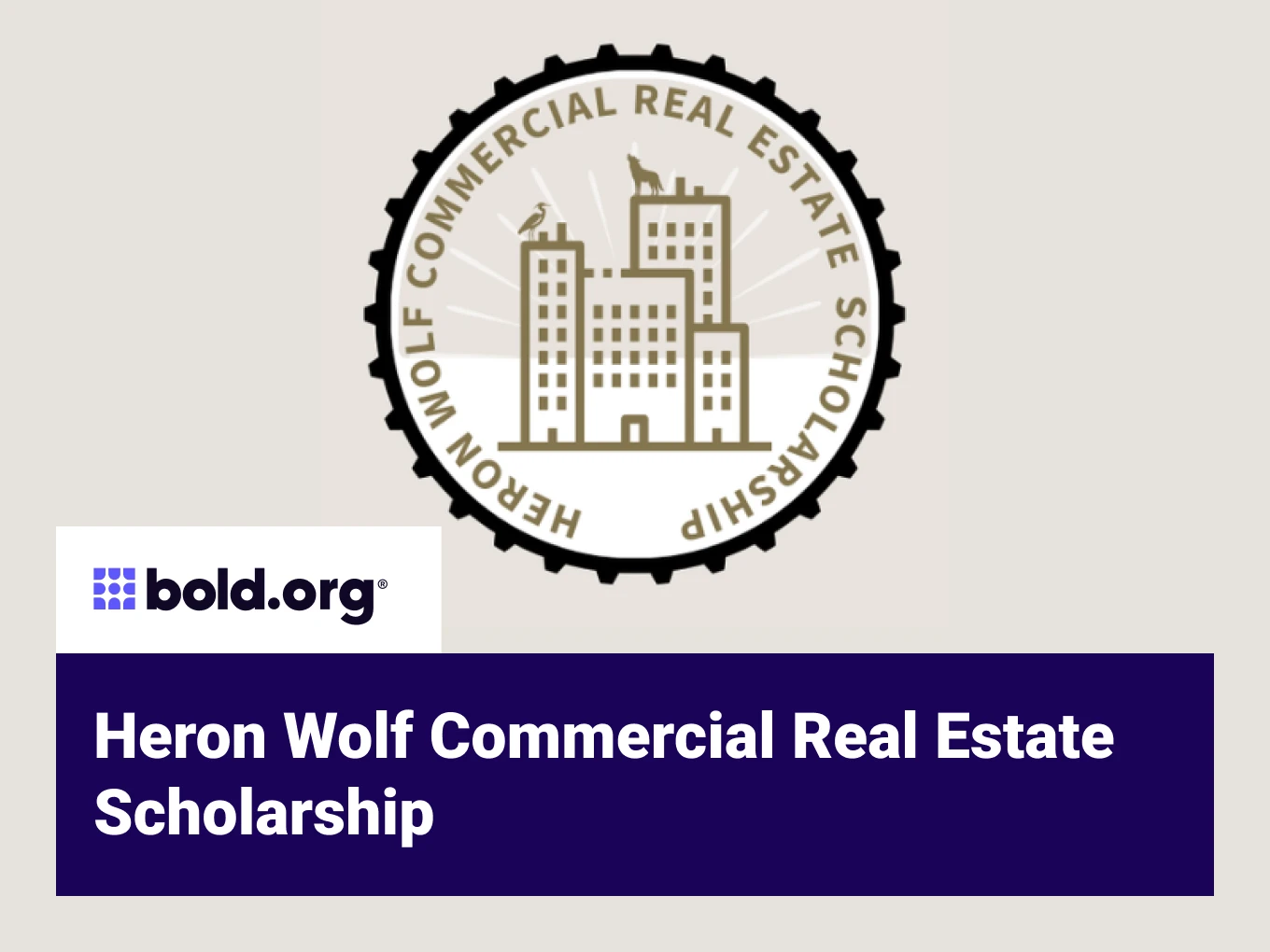 Heron Wolf Commercial Real Estate Scholarship