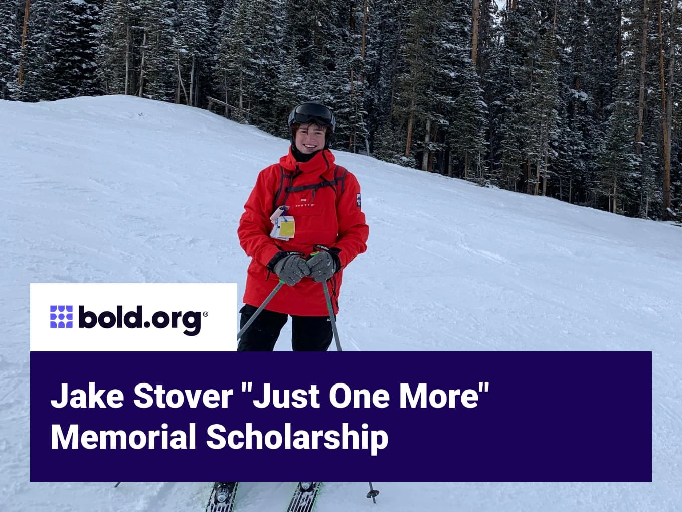 Jake Stover "Just One More" Memorial Scholarship