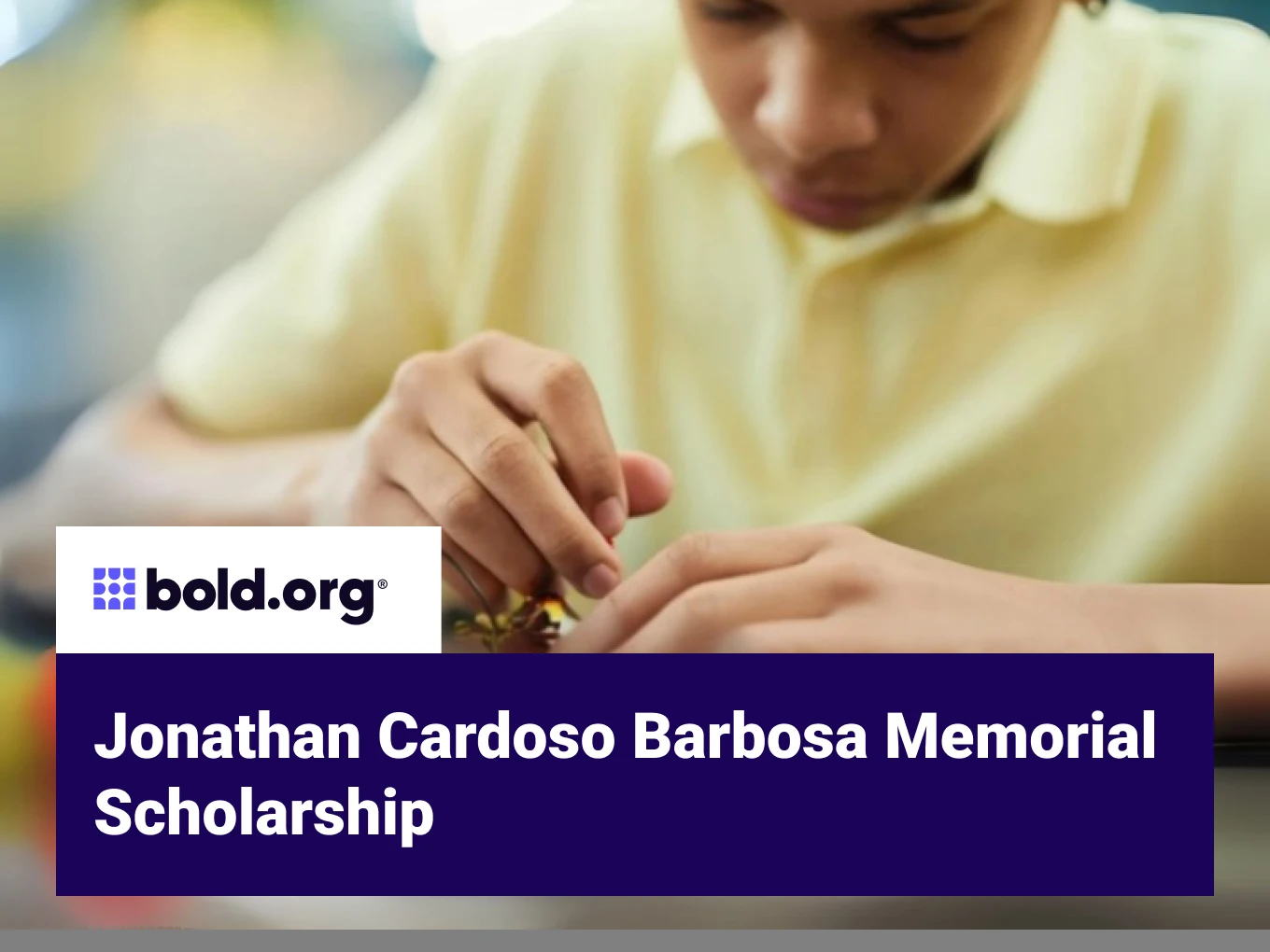 Jonathan Cardoso Barbosa Memorial Scholarship