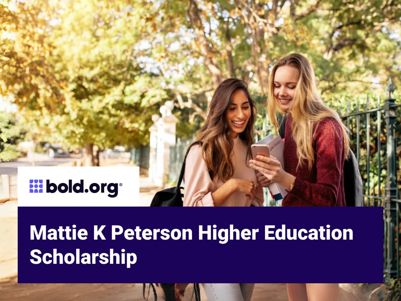 Mattie K Peterson Higher Education Scholarship