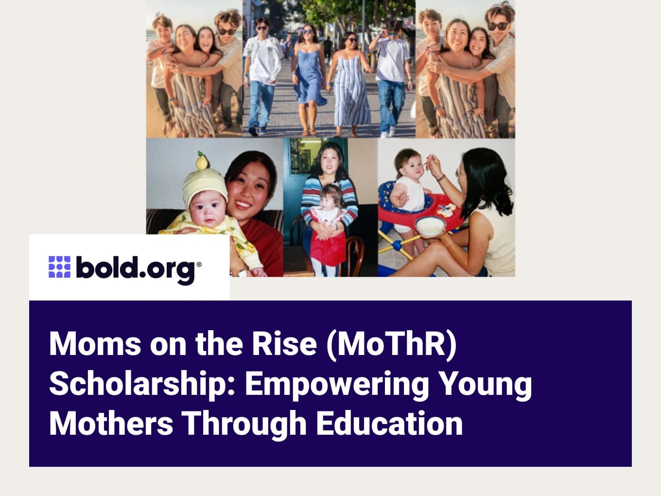 Moms on the Rise (MoThR) Scholarship: Empowering Young Mothers Through Education