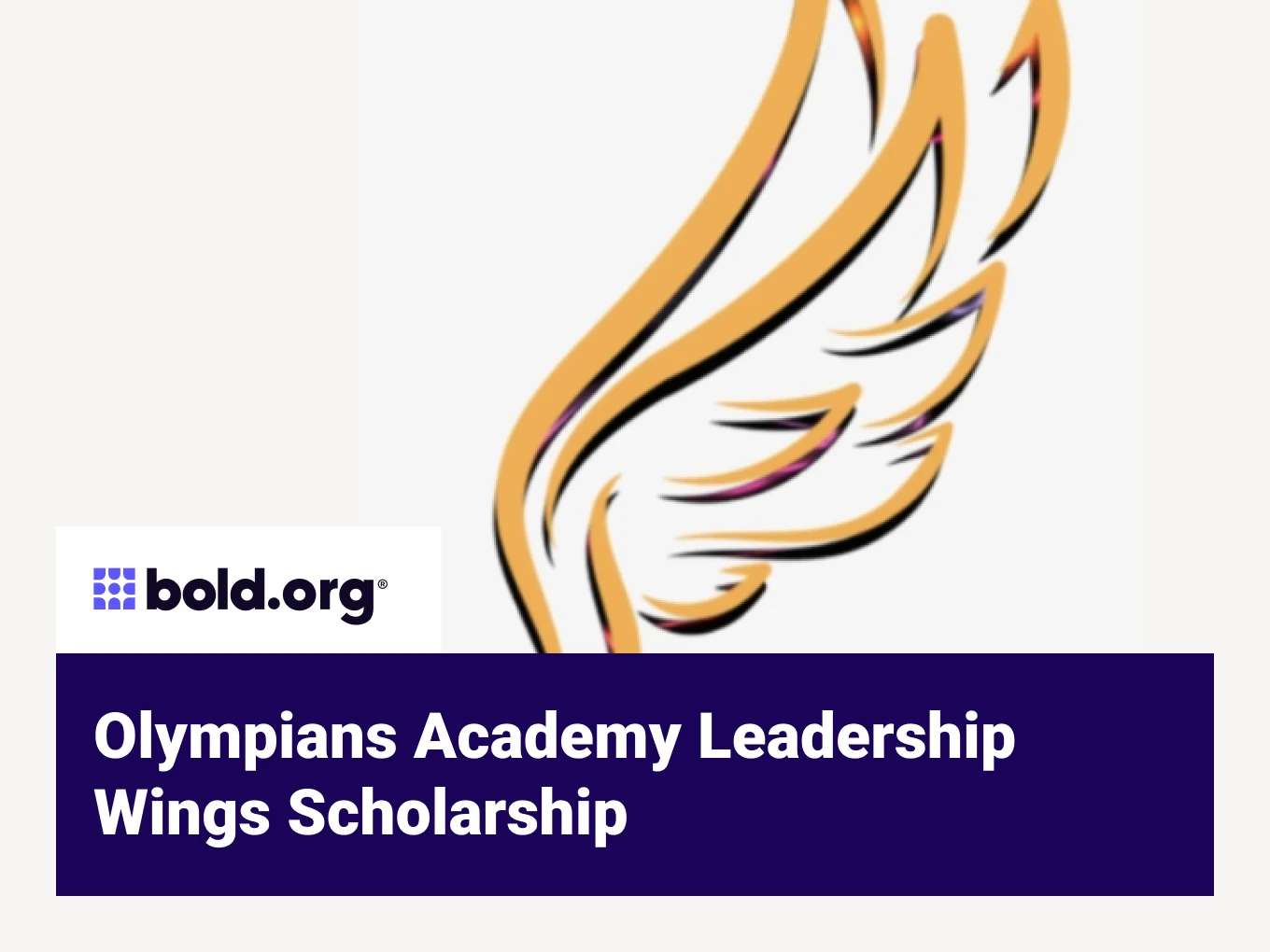 Olympians Academy Leadership Wings Scholarship