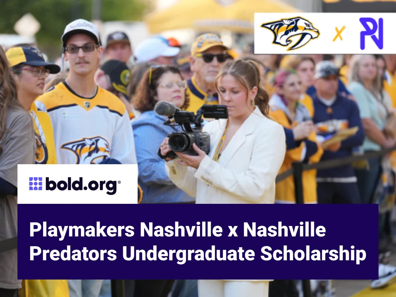 Playmakers Nashville x Nashville Predators Undergraduate Scholarship