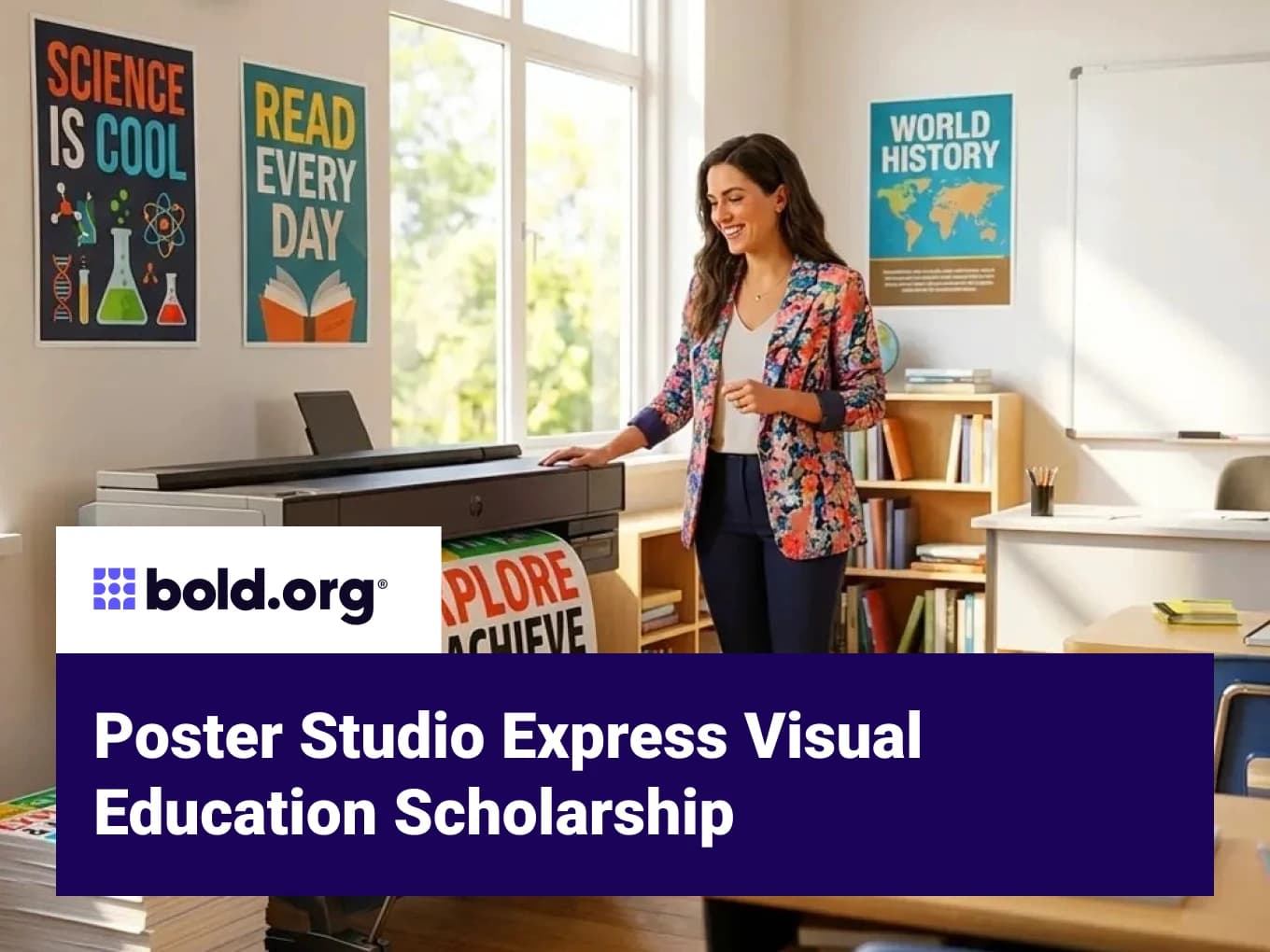 Poster Studio Express Visual Education Scholarship