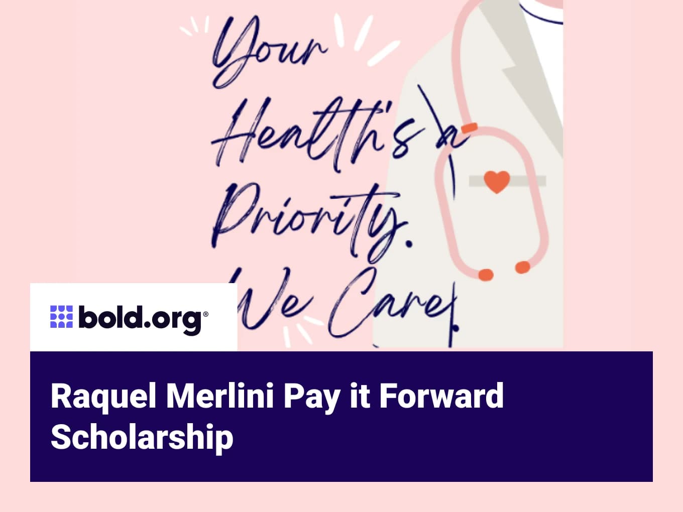 Raquel Merlini Pay it Forward Scholarship