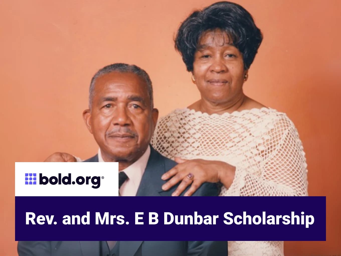 Rev. and Mrs. E B Dunbar Scholarship