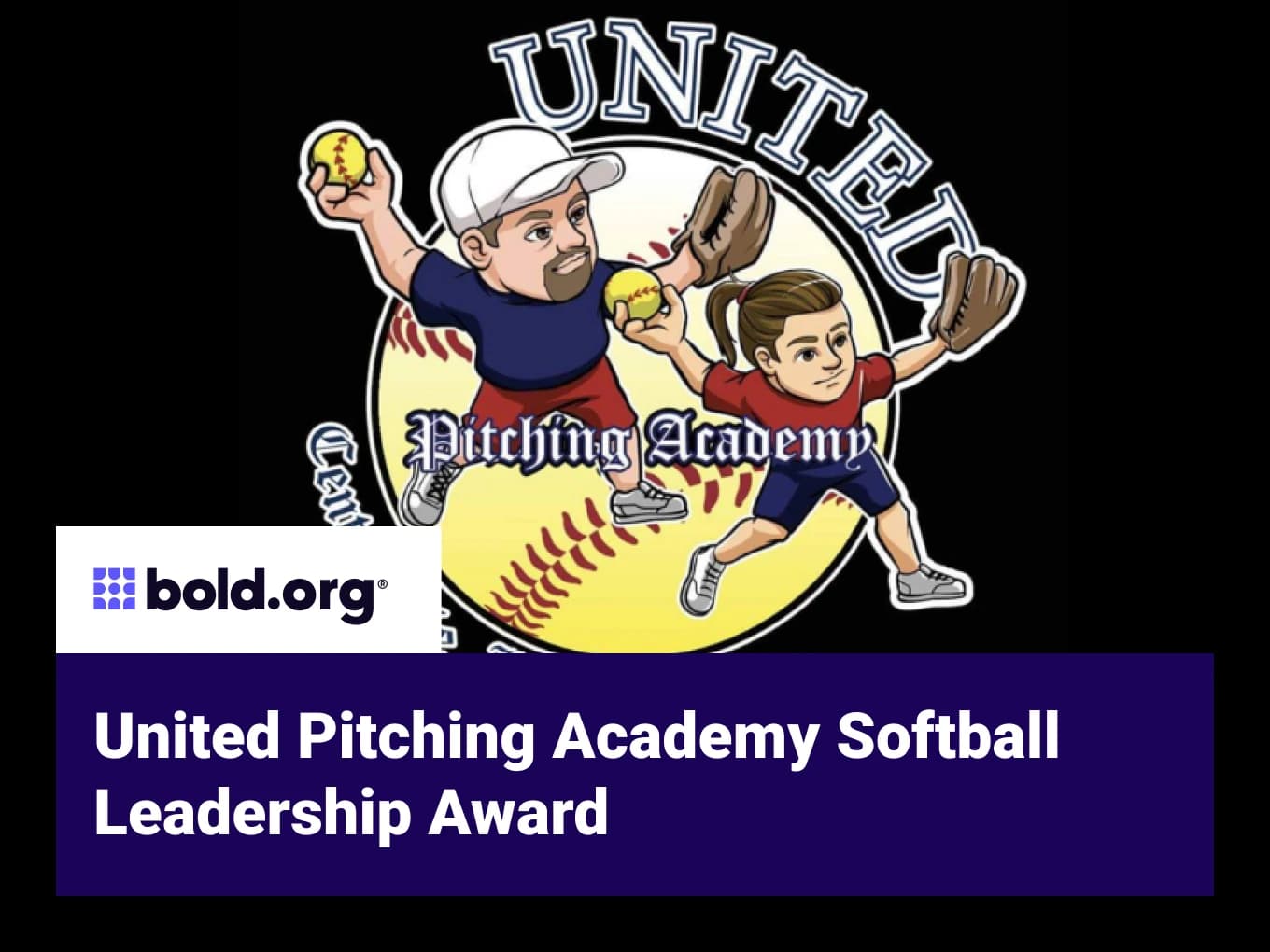 United Pitching Academy Softball Leadership Award